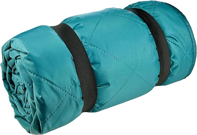 DOWN UNDER OUTDOORS Large Waterproof Windproof Extra Thick 350 GSM Quilted Fleece, or Sherpa Stadium Blanket