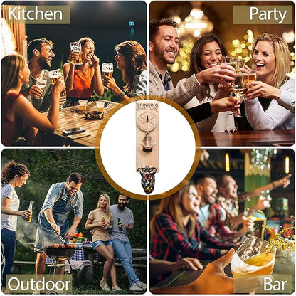 Magnetic Bottle Openers with Catcher, Wall Mounted Wooden Beer Bottle Opener