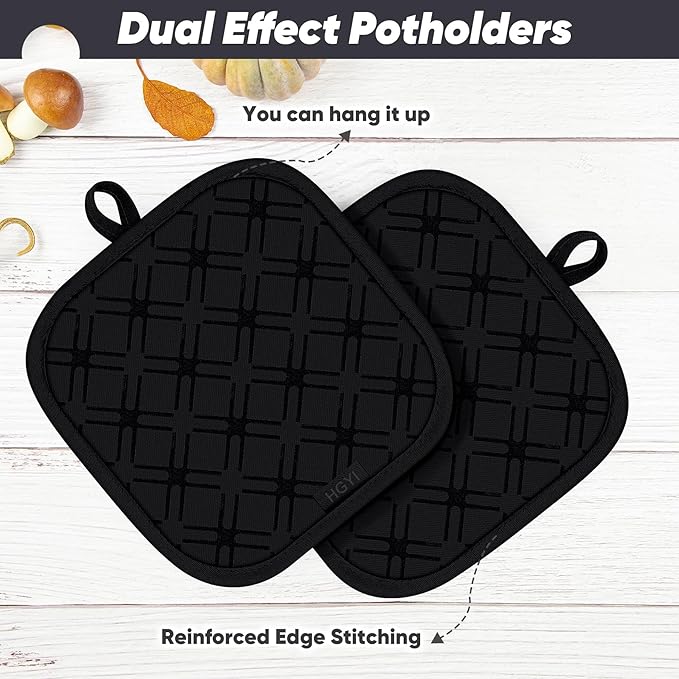 Oven Mitts and Pot Holders Set