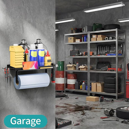 ZUNTO 3-in-1 Wall Mount Garage Paper Towel Holder