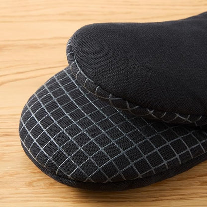 KITCHENAID Gourmet Series Gridlines Mini Oven Mitts 2-Pack Set, Heat Resistant