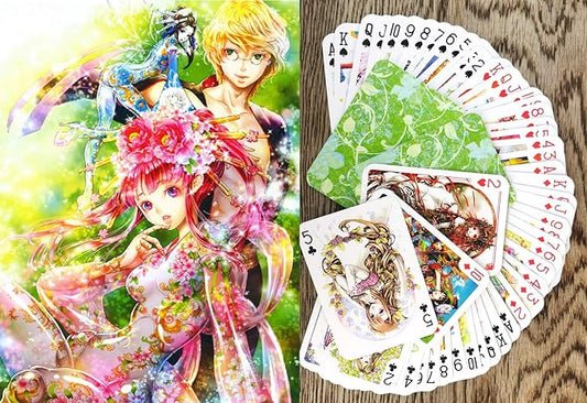 Anime Playing Cards # Poker Deck 54 Cards All Different # Nao Tsukiji Manga Artist Anime Yaoi
