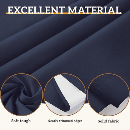 100% Blackout Curtains 95 Inch Length