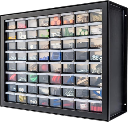 IRIS USA Small Parts Storage Cabinet, Made in USA, 64-Drawer Organizer
