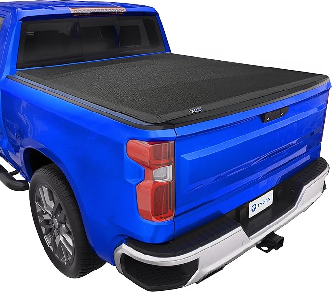 Tyger Auto T3X Soft Tri-Fold in Fabric Truck Bed Tonneau Cover Compatible with 2014-2018 Chevy Silverado GMC Sierra 1500; 2019 LD/Limited | 5'9" (69") Bed | TG-BC3C1006X