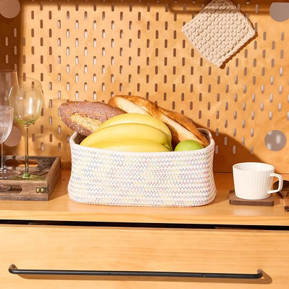 MiniArk Small Storage Baskets for Organizing | Closet Organizer Bins | Shelf