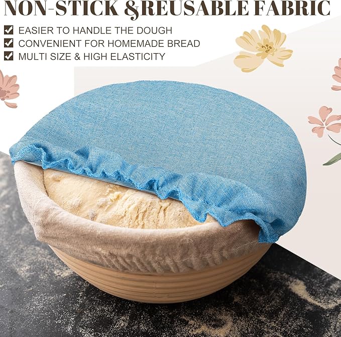10 Pack Cloth Bowl Covers for Bread Rising