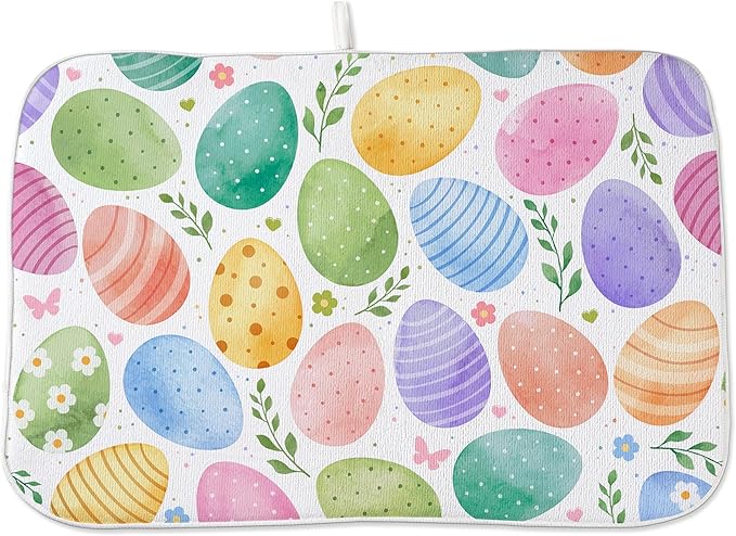 Spring Dish Drying Mat 18x24 Inches