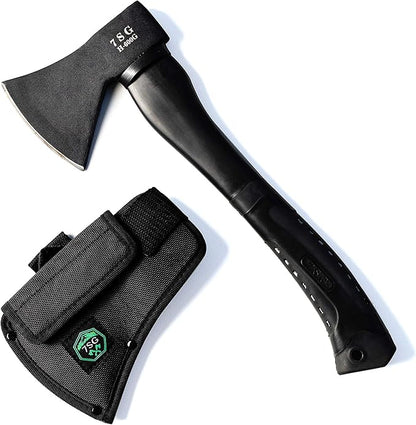 Camping Axe - Camping Hatchet with Sheath -Survival Throwing Axe - Survival Hatchets for Camping and Chopping Wood - Tactical and Survival Hatchet - Bushcraft Axe for Camping