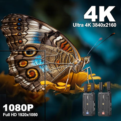 Wireless HDMI Receiver, Receiver Only, Plug&Play 1300FT Los Range 4K Wireless
