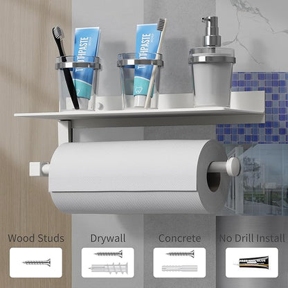 Danpoo White Paper Towel Holder