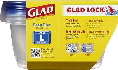 Glad GladWare Deep Dish Food Storage Containers