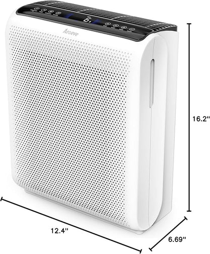 AROEVE Air Purifiers for Bedroom Home Large Room Up to 1504 Ft², 5 Layer Filter