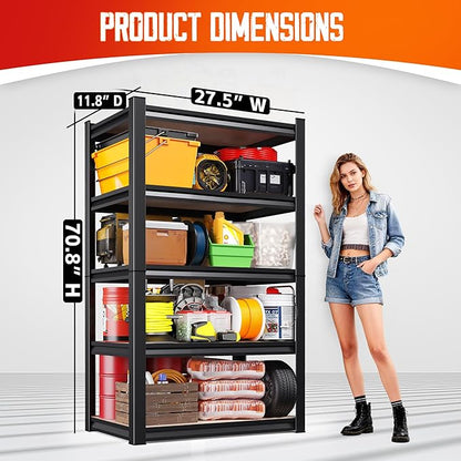 71" H-28 W-12 D Garage Shelving