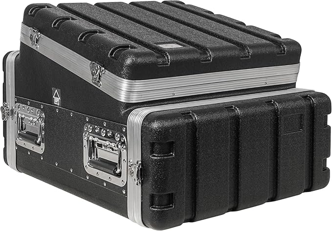 Sound Town Lightweight and Compact 4U ATA ABS Rack Case,