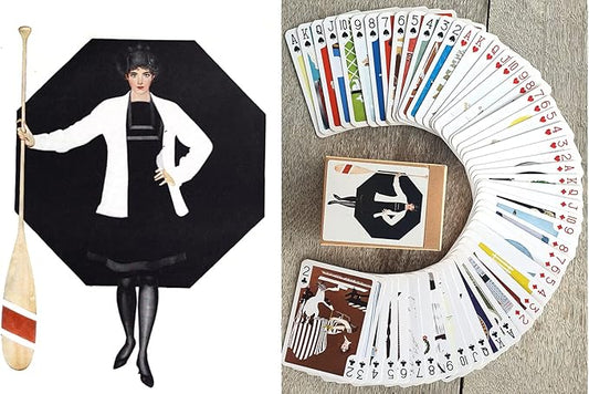 Art Deco Lady Playing Cards (Poker Deck 54 Cards All Different) Art Deco Lady Portrait by Coles Phillips Vintage Posters