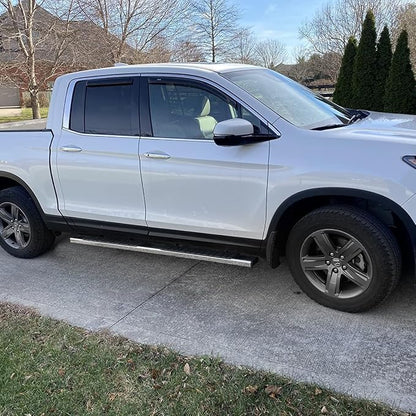 COMNOVA Running Boards Compatible with 2002-2008 Dodge Ram 1500 Quad Cab,2003-2009 Ram 2500 3500 Quad Cab, 6 Inch High Light Stainless Steel Step Bars.