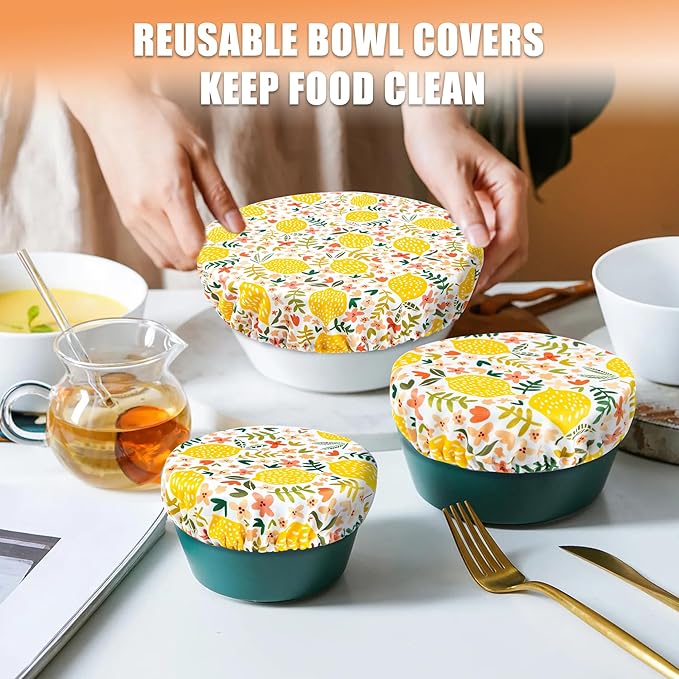 wegreeco Elastic Reusable Bowl Covers
