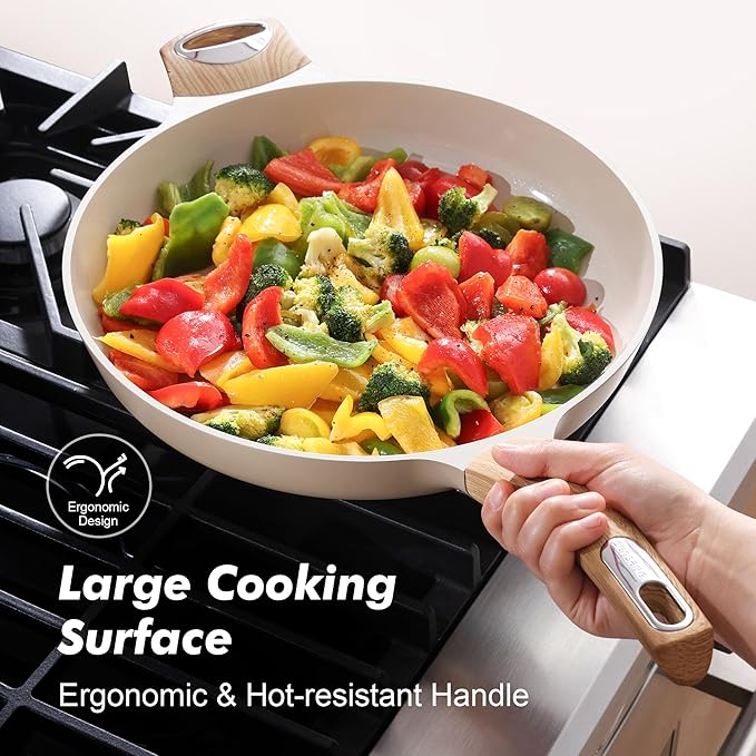 SENSARTE Ceramic Nonstick Frying Pan Skillet