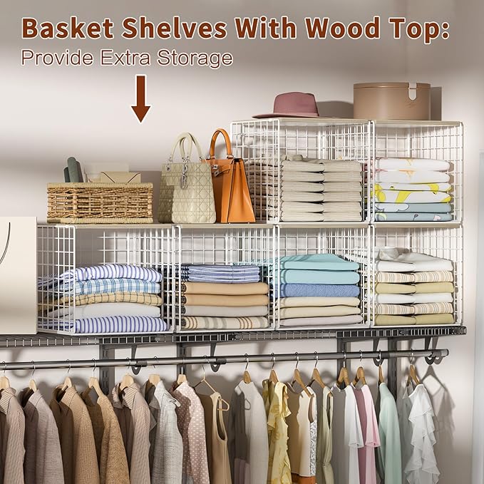 4 Pack Closet Organizers and Storage
