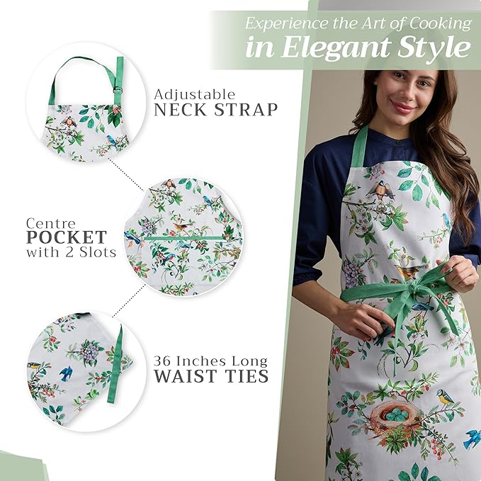 Maison d' Hermine 100% Cotton Apron