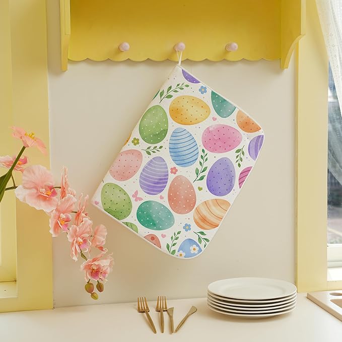 Spring Dish Drying Mat 18x24 Inches