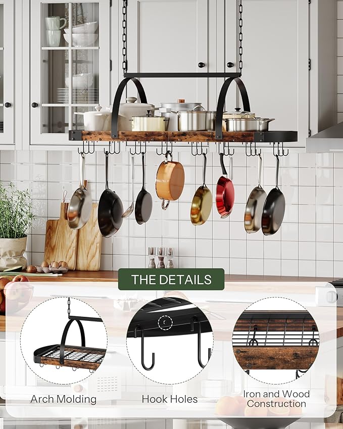 CHOEZON Hanging Pot Rack, Pot Hanger