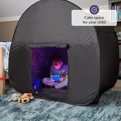 Sensory Tent for Kids & Adults | Calming Hideout & Cozy Pop-Up Blackout Sensory Tent for Autism & Anxiety | Autism Space for Calm Corners, Therapy & Relaxation | Double