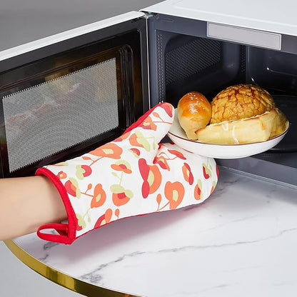 Oven Mitts and Potholders Dish Towles Set 100% Cotton