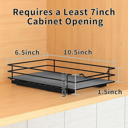 BOIVSHI Pull Out Spice Rack Organizer