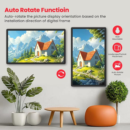 Frameo 32" Extra Large Digital Picture Frame, Smart WiFi Photo Frame