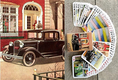 Classic Ford Playing Cards (Poker Deck 54 Cards All Different) Vintage Retro Classic Cars Twenties