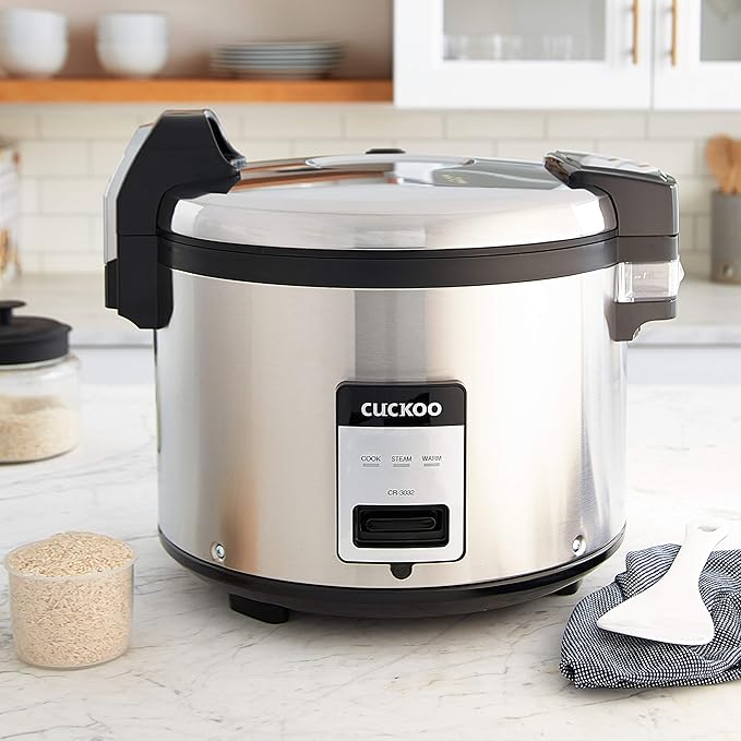 CUCKOO Commercial Rice Cooker & Warmer, Extra Large Rice Cooker 30-Cup Uncooked