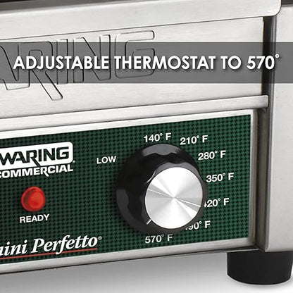 Waring Commercial WPG150 Compact Italian-Style Panini Grill