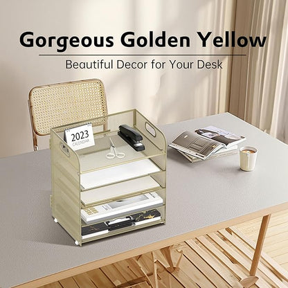 Supeasy 5 Trays Paper Organizer Letter Tray