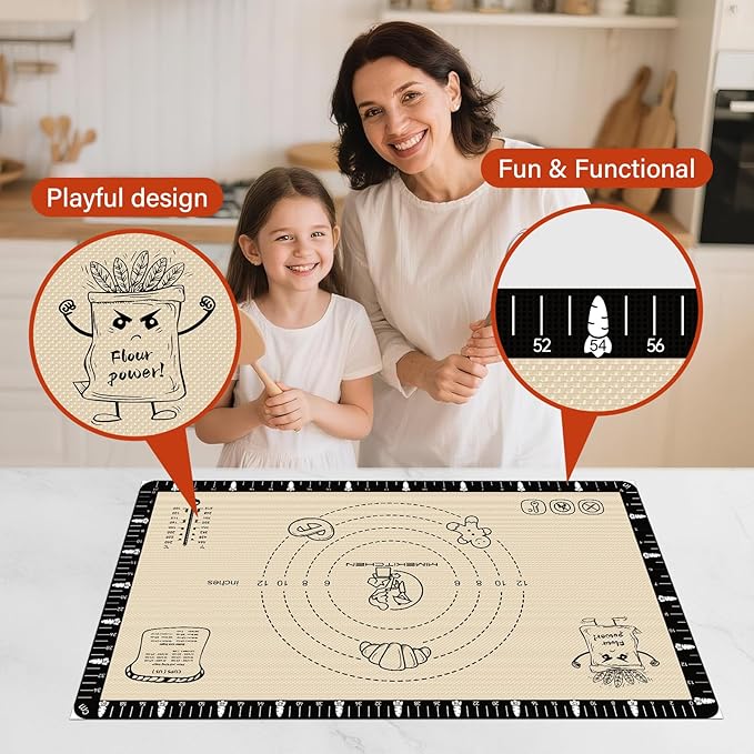 Silicone Baking Mat with Recipes, Silicone Mat