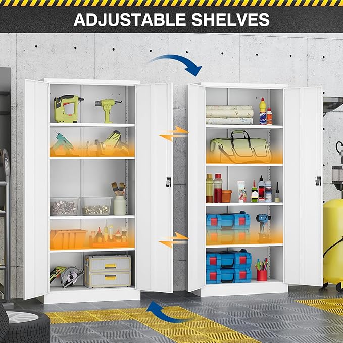 Metal Storage Cabinet-72” Tall Steel File Cabinets
