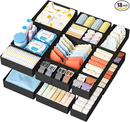 DIMJ Drawer Organizer Clothes