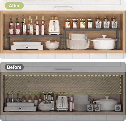 RUILALIFE Expandable Cabinet Organizer Shelf