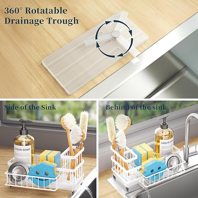 Consumest Sponge Holder for Kitchen Sink
