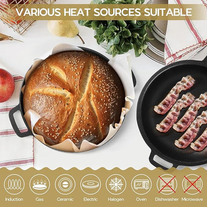 TeamFar Pre-season Cast Iron Dutch Oven