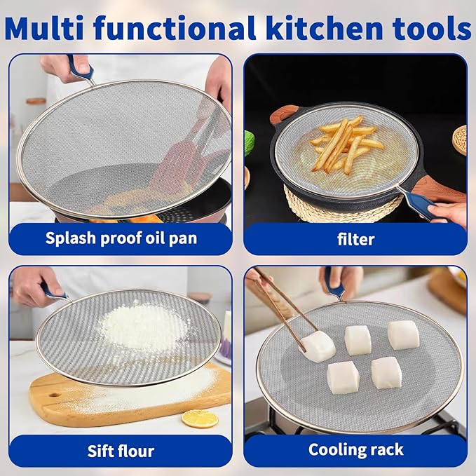Splatter Screen for Frying Pan