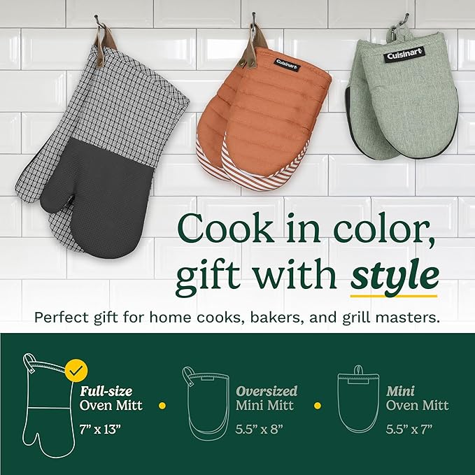 Cuisinart Kitchen Oven Mitts – Heat-Resistant Kitchen Mitts