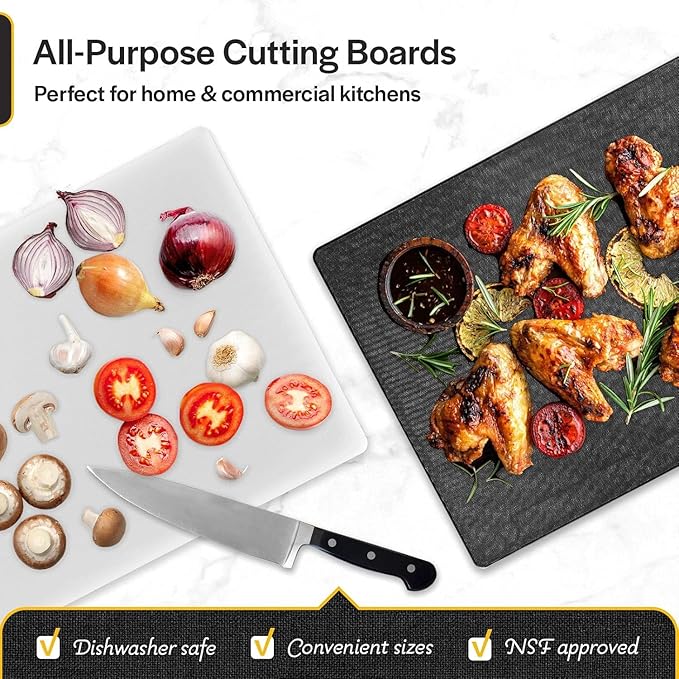 Thirteen Chefs Extra Large 24 x 18 Plastic Cutting Board