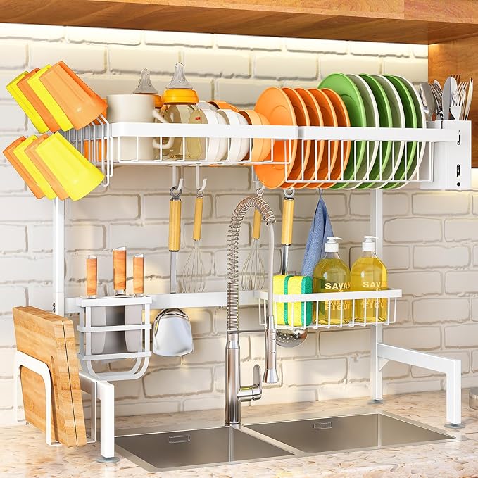 SNTD Over The Sink Dish Drying Rack