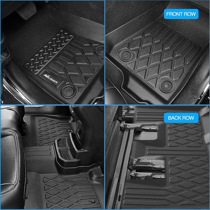 Nilight TPE Floor Mats for Honda Civic Sedan 2012 2013 2014 2015, All Weather Custom Fit Heavy Duty Floor Liners