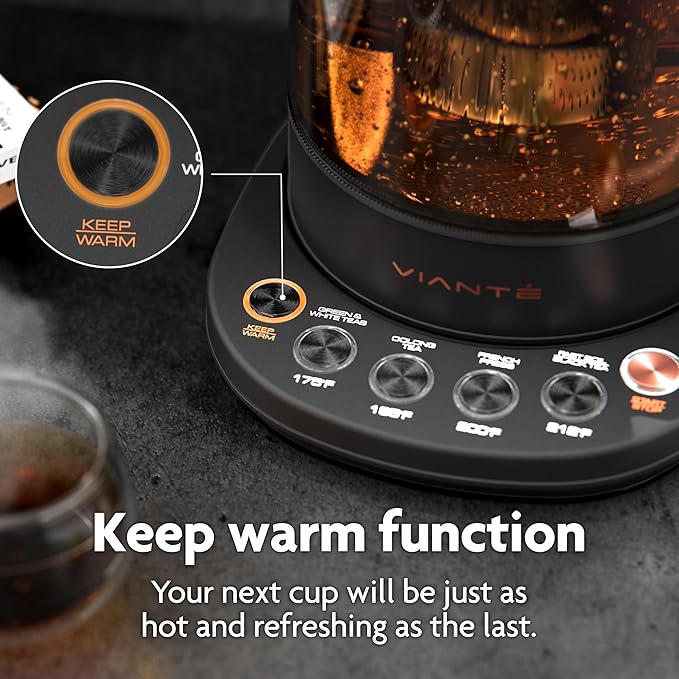 Vianté Electric Kettle With Infuser