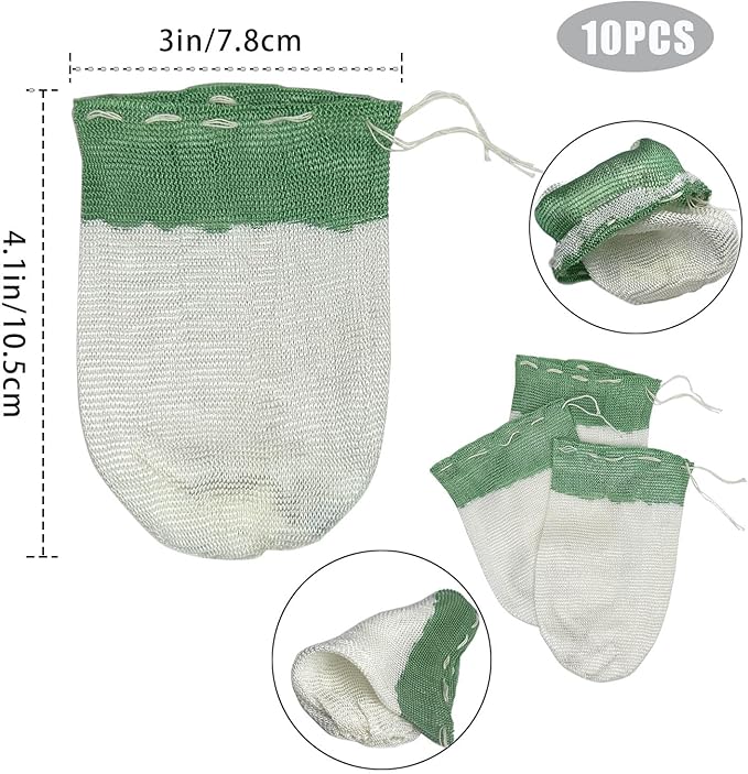 10pcs Propane Lantern Mantles String Tie Lantern Mantles for Outdoor Camping Lantern Natural Fueled Lanterns