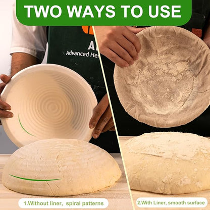 9 Inch Pulp Sourdough Banneton Bread Proofing Basket