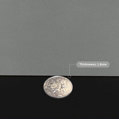Leather Dresser Cover,1.8mm Thick,14x90 Inch,Dresser Protector Top,Dresser Top Protector,Dresser Cover Top,Dresser Top Cover,Dresser Cover Top for Bedroom.(Black+Gray,14x90)